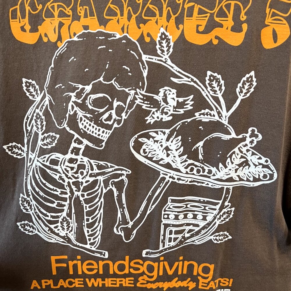 Channel 5 News Friendsgiving Mocha Brown All Gas No Breaks XXL Andrew Callaghan